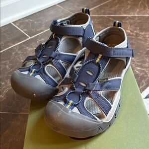 Keen Venice H2 Hiking Water sandals blue youth boys size 4